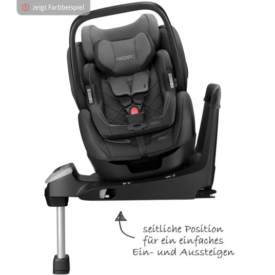 Recaro Reboarder infant seat Zero.1 Elite i-Size - Performance Black