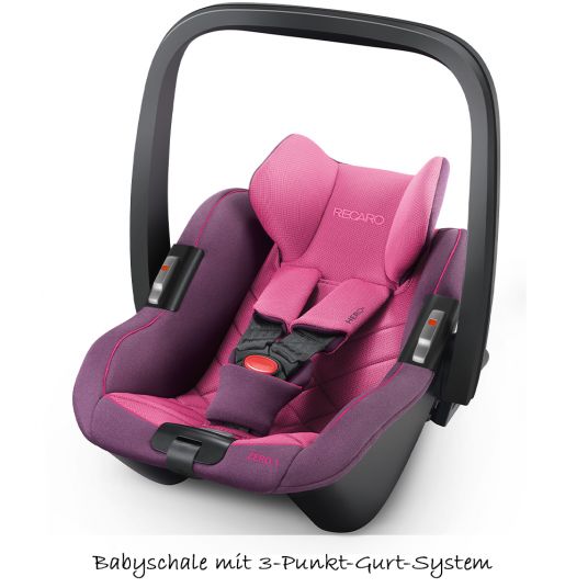 Recaro Reboarder child seat Zero.1 Elite i-Size - Power Berry