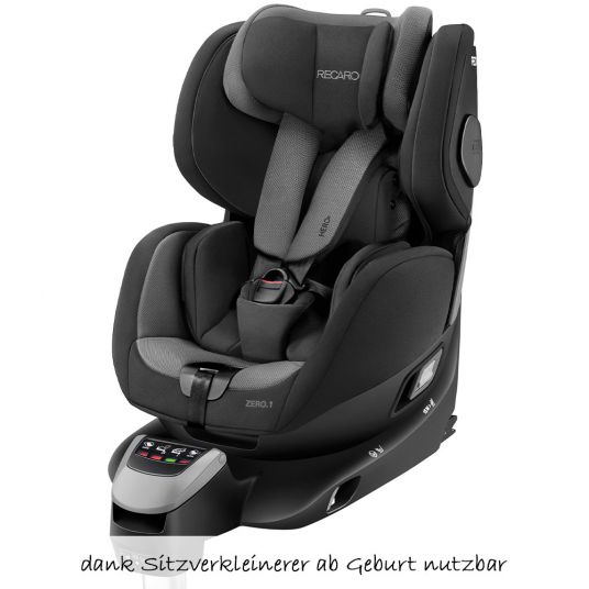 Recaro Reboarder child seat Zero.1 i-Size - Carbon Black