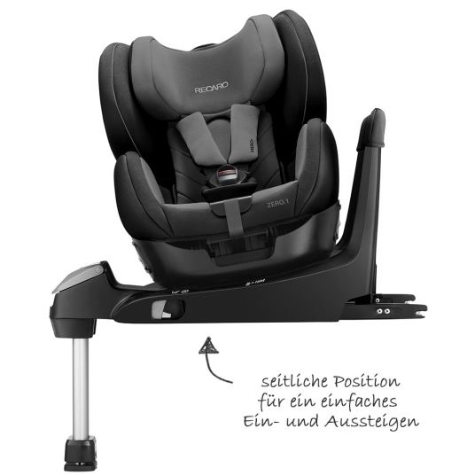 Recaro Reboarder child seat Zero.1 i-Size - Carbon Black