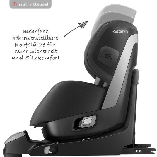 Recaro Reboarder-Kindersitz Zero.1 i-Size - Performance Black