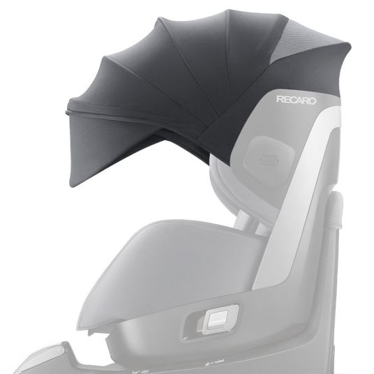 Recaro Sonnendach für Kindersitz Zero.1 Elite & Zero.1 - Aluminium Grey