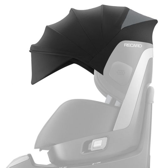 Recaro Sonnendach für Kindersitz Zero.1 Elite & Zero.1 - Carbon Black