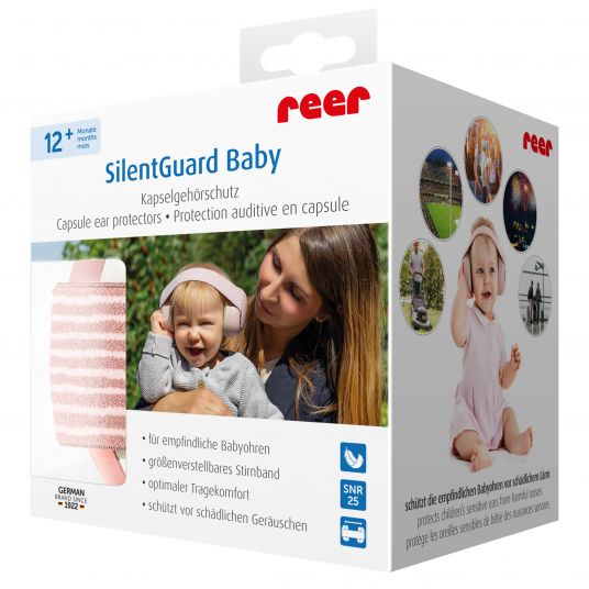 Reer Baby Kapselgehörschutz SilentGuard - Altrosa