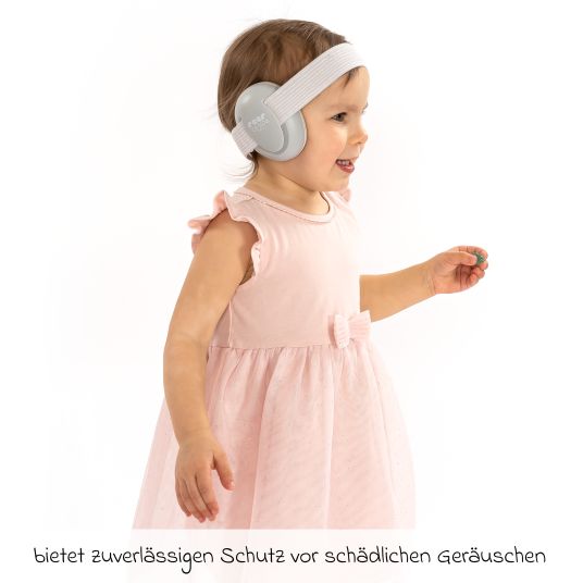 Reer Paraorecchie per bambini SilentGuard da 12 mesi a 36 mesi - Grigio