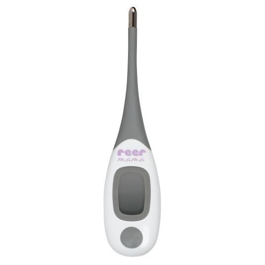 Reer Mama basal thermometer perfect for measuring basal body temperature - White Gray