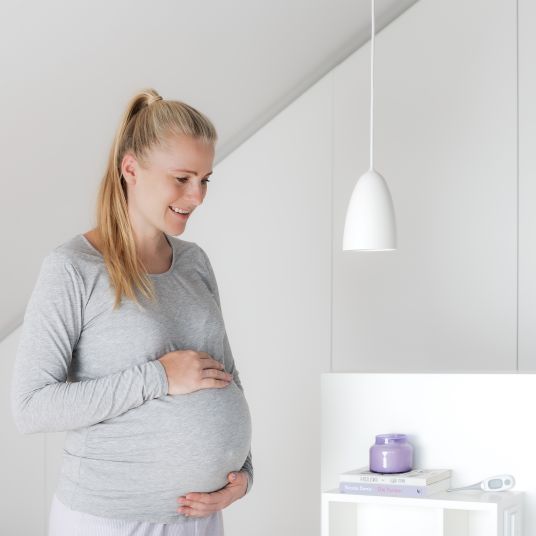 Reer Termometro basale per mamma perfetto per misurare la temperatura corporea basale - Bianco Grigio