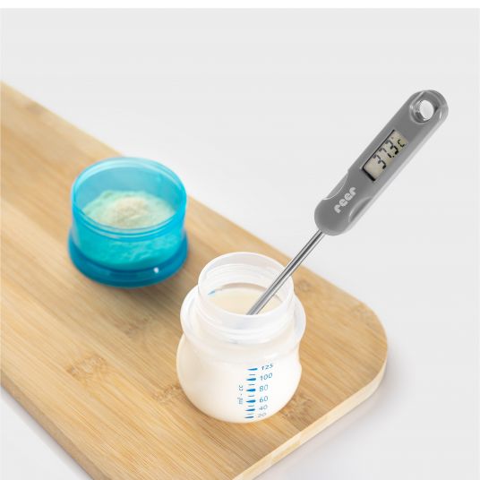 Reer Digital Bottle Thermometer FoodTemp - Gray