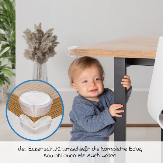 Reer Eckenschutz 4er Pack inkl. Klebeband - Transparent