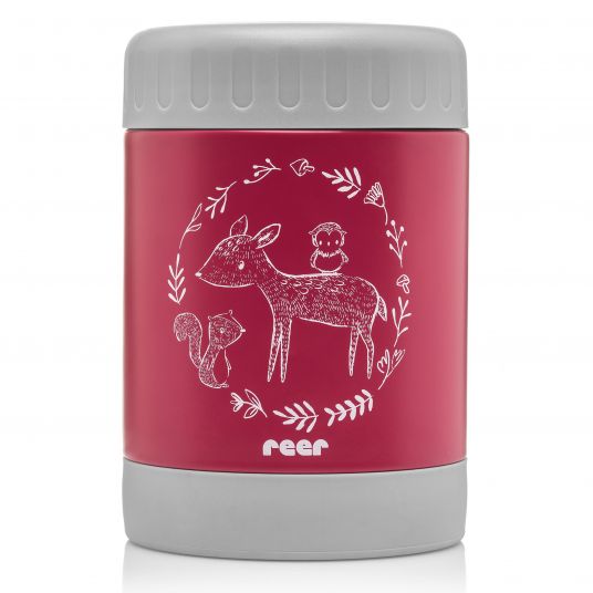 Reer Edelstahl-Warmhaltebox 300ml - ColourDesign - Beerenrot