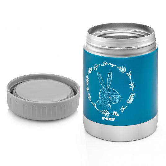 Reer Scatola calda in acciaio inox 300ml - ColourDesign - Blu petrolio