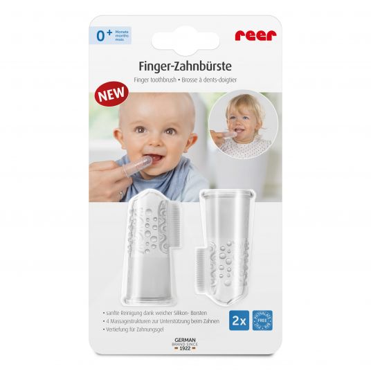 Reer Finger toothbrush 2 pieces silicone