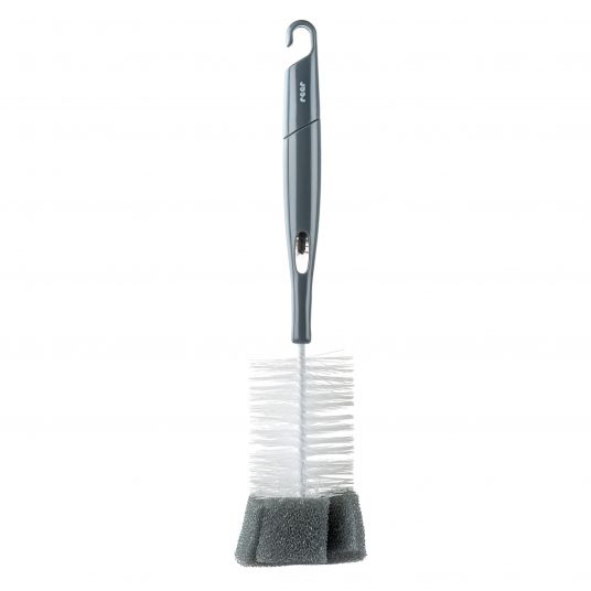 Reer Bottle and teat brush 2-in-1 - Grey