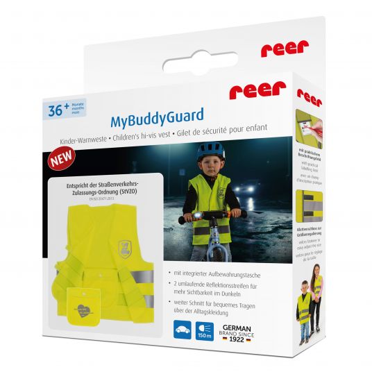 Reer Gilet di segnalazione per bambini MyBuddyGuard - taglia S