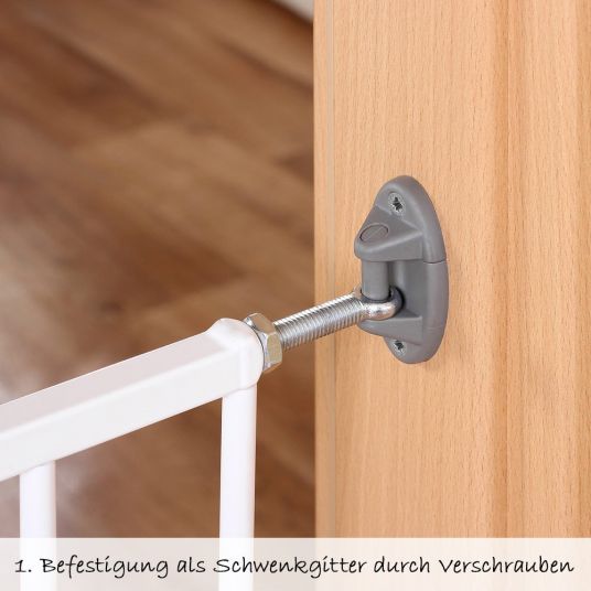 Reer Griglia a vite e morsetto T-Gate Active Lock Metal 73 - 106 cm