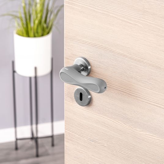 Reer Door Handle Protector HandleGuard 2 Pack - Gray