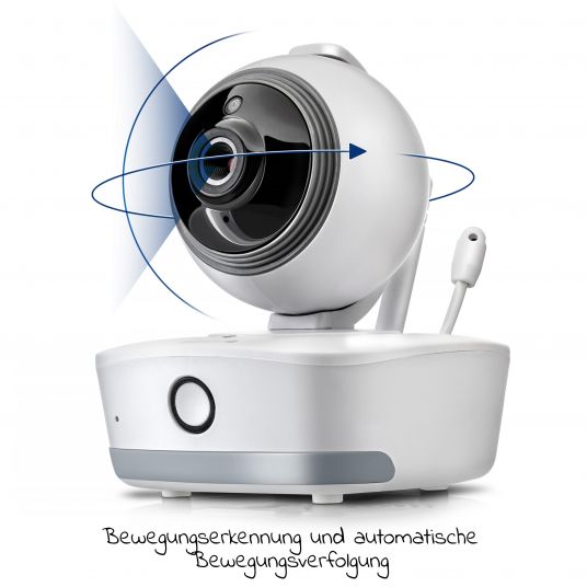 Reer Video-Babyphone BabyCam XL - Weiß / Grau