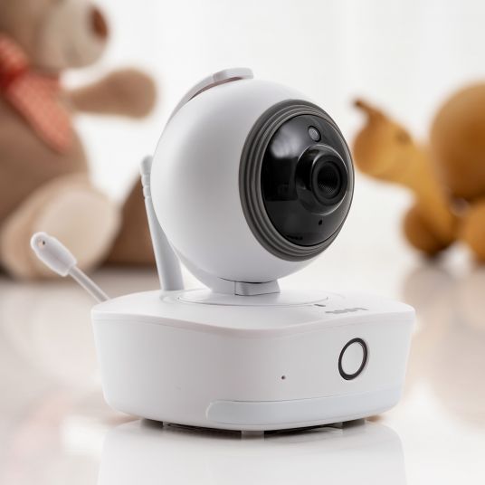 Reer Video-Babyphone IP BabyCam Move - Weiß / Grau