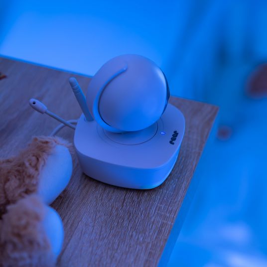 Reer Video-Babyphone IP BabyCam Move - Weiß / Grau