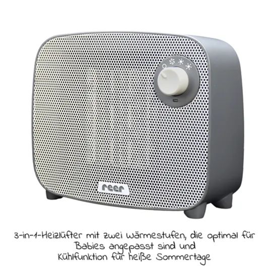 Reer Wrap Radiant Heater / Fan Heater 3in1 FeelWell Air - Grey White