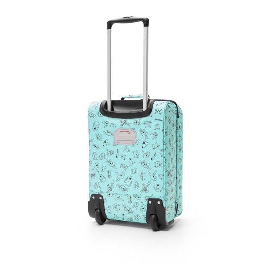 Reisenthel Travel Case Trolley Kids - Cats & Dogs - Mint - Size XS