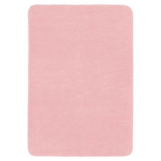 Richter Coperta di cotone BIO 75 x 100 cm - Uni - Rosa