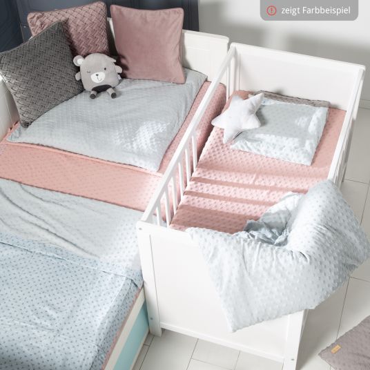 Roba 2-piece bed linen Organic 100 x 135 cm / 40 x 60 cm - Lil Planet - Light blue Sky
