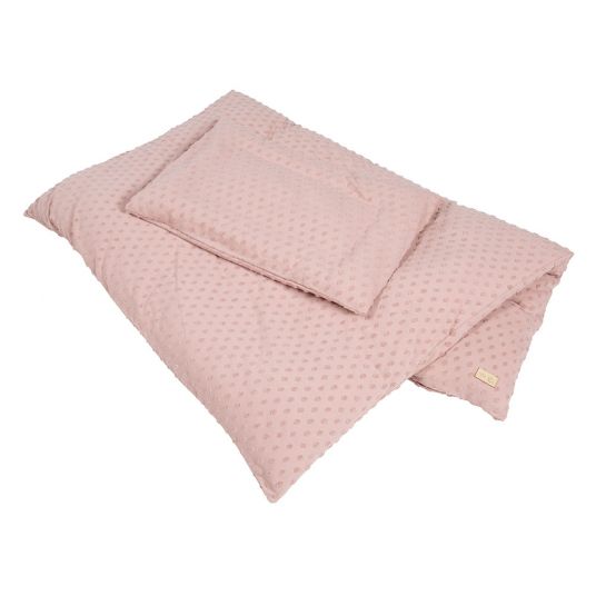 Roba 2-piece bedding Organic 100 x 135 cm / 40 x 60 cm - Lil Planet - Pink Mauve