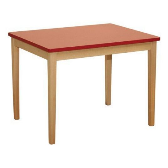 Roba Children table solid - Red