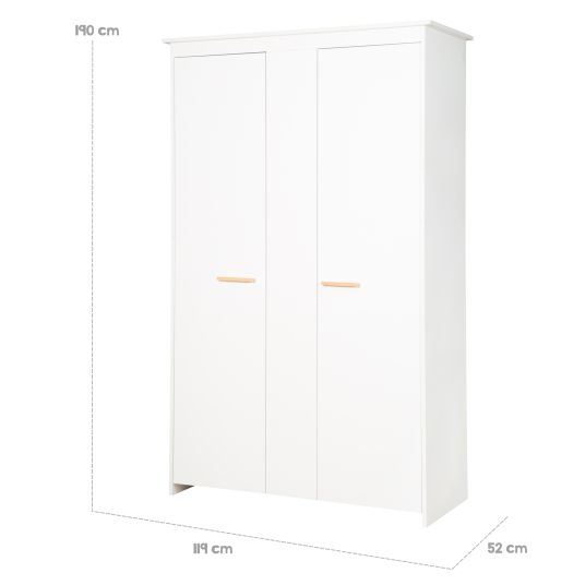 Roba Closet Anton 2-door - white