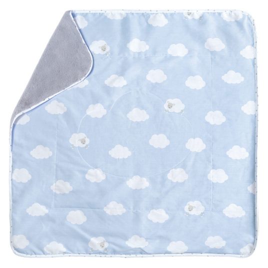Roba Snuggle blanket 80 x 80 cm - Little cloud - Blue