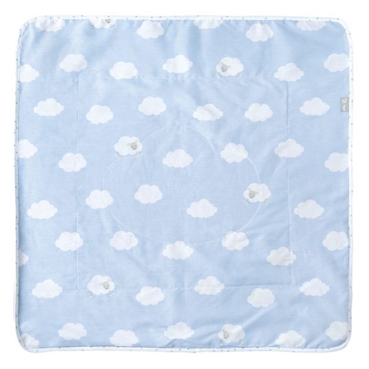 Roba Snuggle blanket 80 x 80 cm - Little cloud - Blue