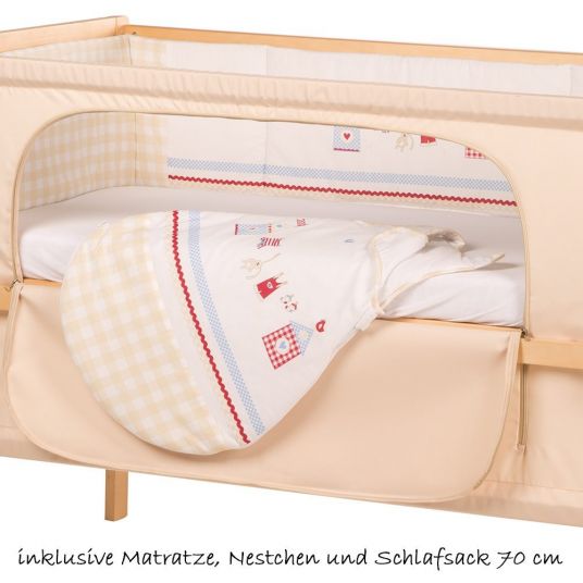 Roba Room Bed Natur for box spring bed incl. accessories 60 x 120 cm - Sunny Day