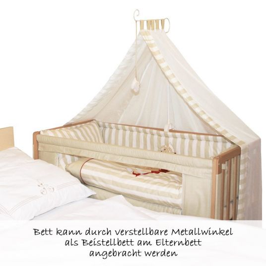 Roba Room Bed Natur incl. accessories 60 x 120 cm - Schnuffel