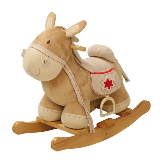 Roba Rocking horse with saddle & stirrup Star