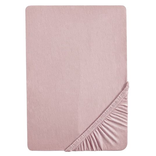 Roba Spannbetttuch Jersey aus 100% Organic Bio-Baumwolle GOTS 45 x 90 / 40 x 90 cm - Lil Planet - Rosa