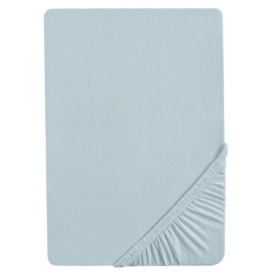 Roba Fitted sheet jersey made of 100% organic cotton GOTS 47 x 90 / 40 x 90 cm - Lil Planet - Turquoise