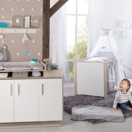 Roba Economy set children's room Olaf with bed and changing table