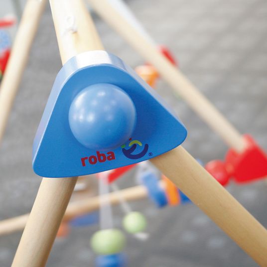 Roba Spiel-Trapez Gym aus Holz höhenverstellbar