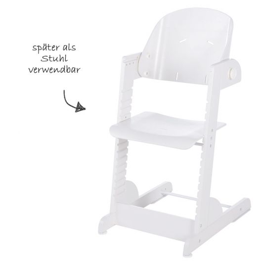 Roba Chill-Up stair high chair incl. cushion - Little Stars - Grey