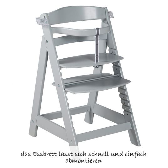 Roba Treppen-Hochstuhl Sit Up Click mit Essbrett - Taupe