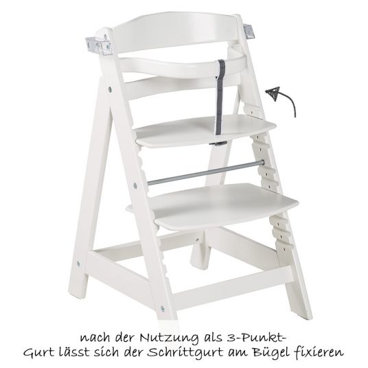 Roba Treppen-Hochstuhl Sit Up Click mit Essbrett - Weiß