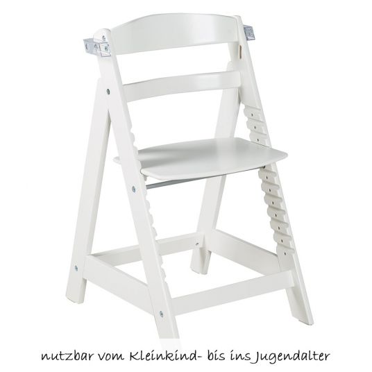 Roba Seggiolone per scale Sit Up Click con tavola per mangiare - Bianco
