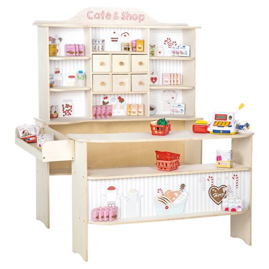 Roba Sales booth Cafe & Shop incl. 100 parts accessories - nature