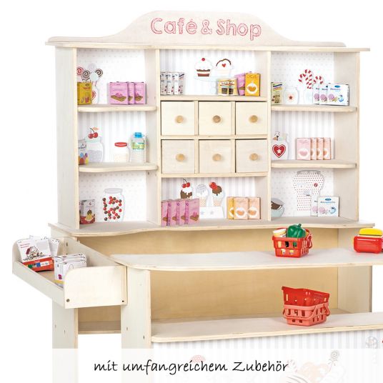 Roba Sales booth Cafe & Shop incl. 100 parts accessories - nature