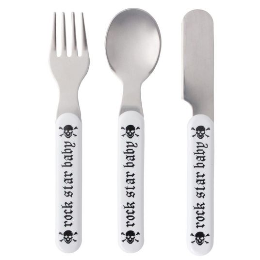 Rock Star Baby 3-piece cutlery set RSB - Pirate