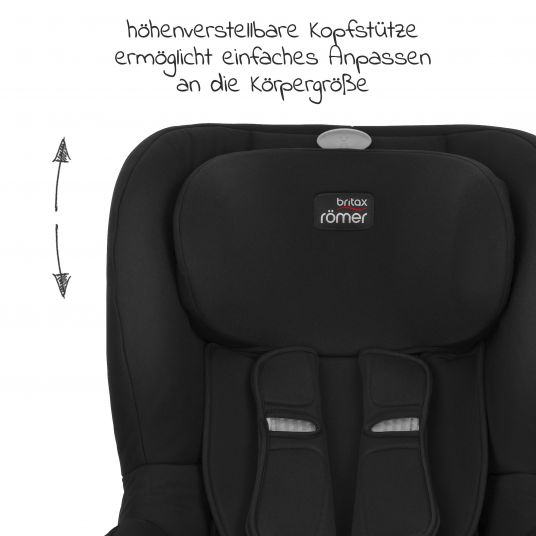 Römer Child seat King II LS Black Series size 1 from 9 months-4 years (9-18 kg) incl. light and sound indicator - Cosmos Black
