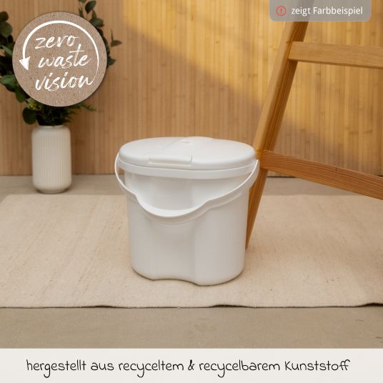 Rotho Babydesign 7-tlg. Badeset / Badestation Top - inkl. Badewanne + Wannenständer + Badeliege + Waschschüssel + Badethermometer + Ablaufschlauch + Windeleimer - Soft Rose