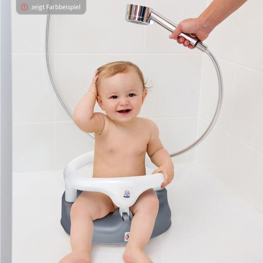 Rotho Babydesign Seggiolino da bagno pieghevole per bambini - Grigio Bianco Verde