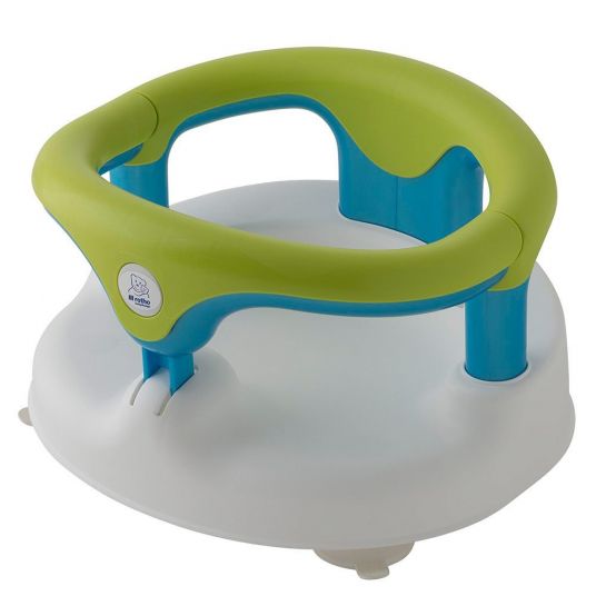 Rotho Babydesign Seggiolino da bagno per bambini pieghevole - Bianco Verde Blu